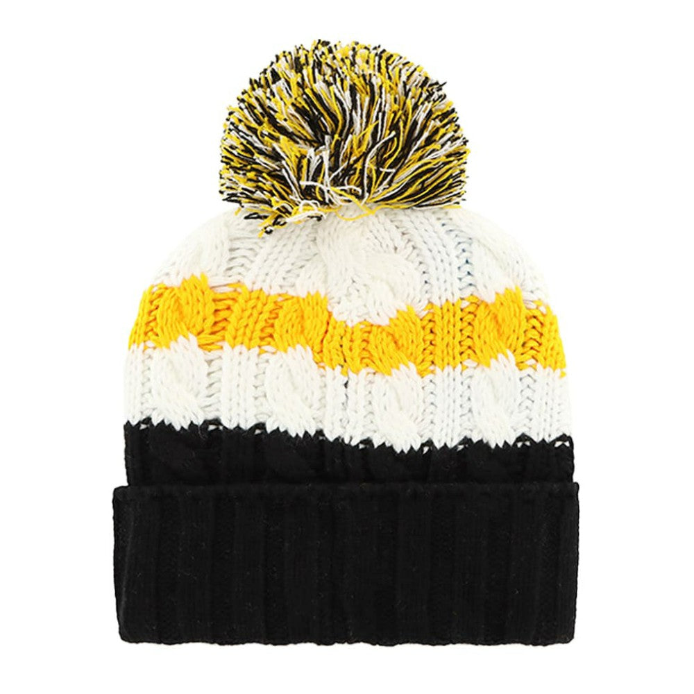 MLB Pittsburgh Pirates '47 Women's Ashfield Cuffed Knit Hat with Pom