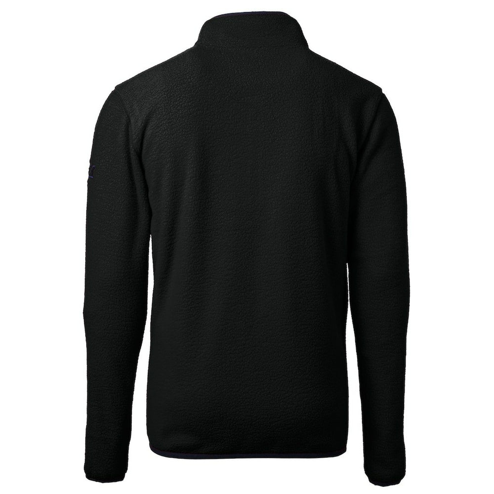 Cutter & Buck Gridiron Classics Big & Tall Cascade Eco Sherpa Fleece Quarter-Zip Pullover Jacket - Philadelphia Eagles