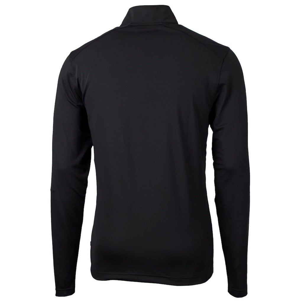 Cutter & Buck Gridiron Classics Big & Tall Virtue Eco Pique Recycled Quarter-Zip Pullover Top - Philadelphia Eagles