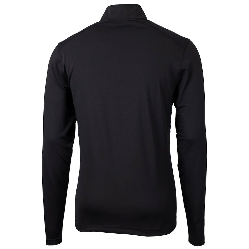 Cutter & Buck Gridiron Classics Big & Tall Virtue Eco Pique Recycled Quarter-Zip Pullover Top - Philadelphia Eagles