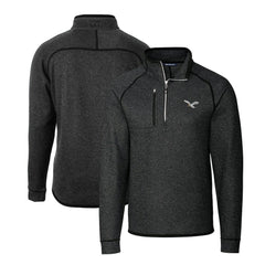 Cutter & Buck Gridiron Classics Big & Tall Mainsail Sweater-Knit Half-Zip Pullover Jacket - Philadelphia Eagles