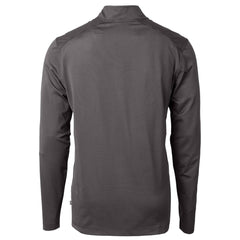Cutter & Buck Gridiron Classics Big & Tall Virtue Eco Pique Micro Stripe Recycled Quarter-Zip Pullover Top - Philadelphia Eagles