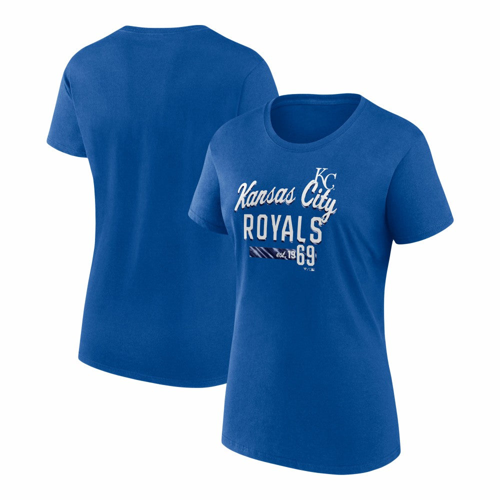 MLB Kansas City Royals Fanatics Women's Logo Fitted T-Shirt