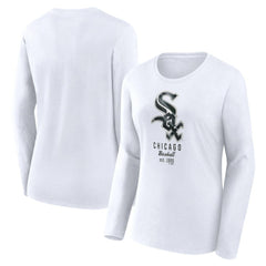 MLB Chicago White Sox Fanatics Women's Lightweight Fitted Long Sleeve T-Shirt