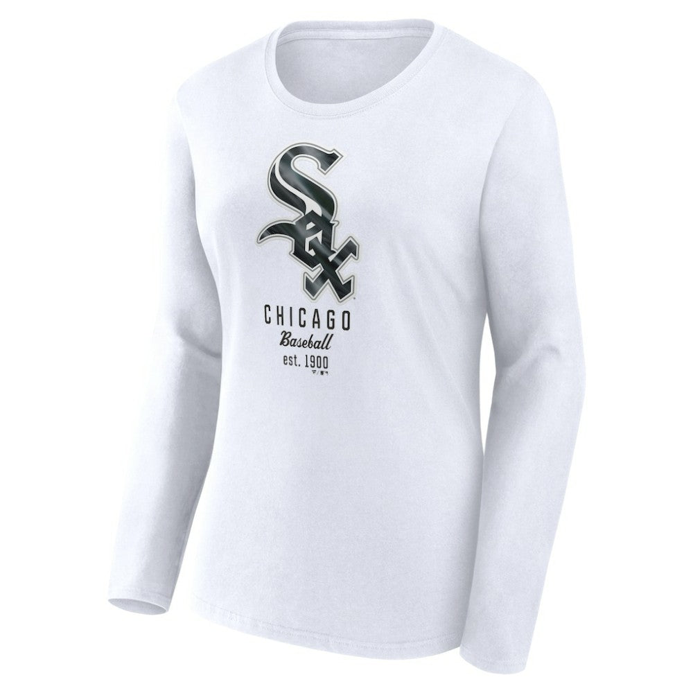 MLB Chicago White Sox Fanatics Women's Lightweight Fitted Long Sleeve T-Shirt