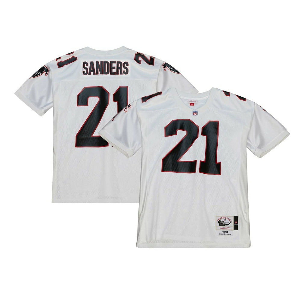 Deion Sanders  1991 Authentic Throwback Retired Player Jersey - Atlanta Falcons