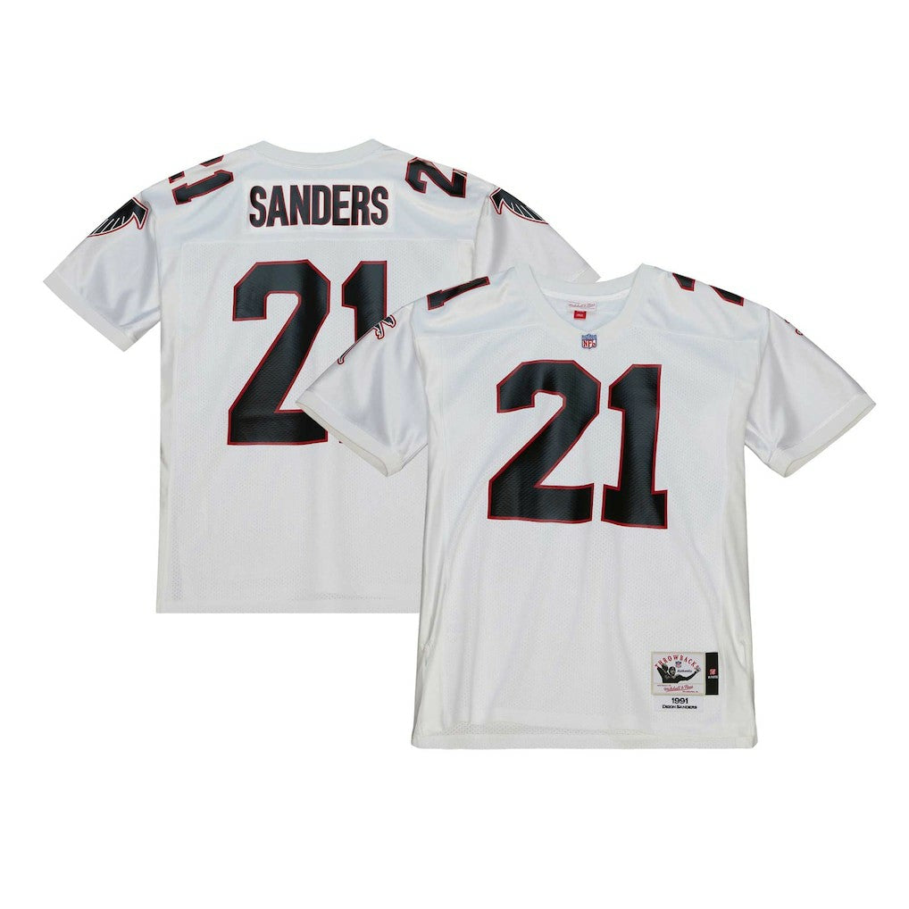 Deion Sanders  1991 Authentic Throwback Retired Player Jersey - Atlanta Falcons