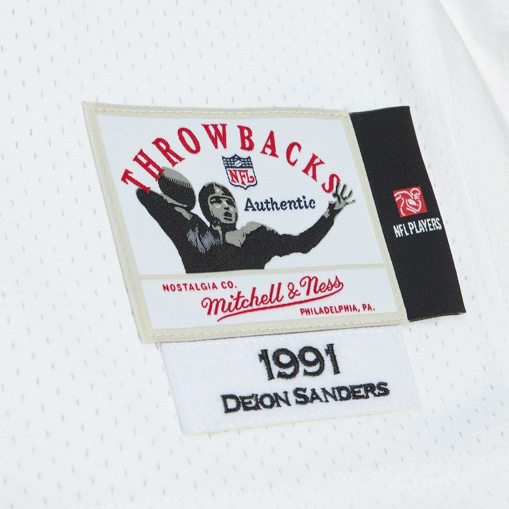 Deion Sanders  1991 Authentic Throwback Retired Player Jersey - Atlanta Falcons