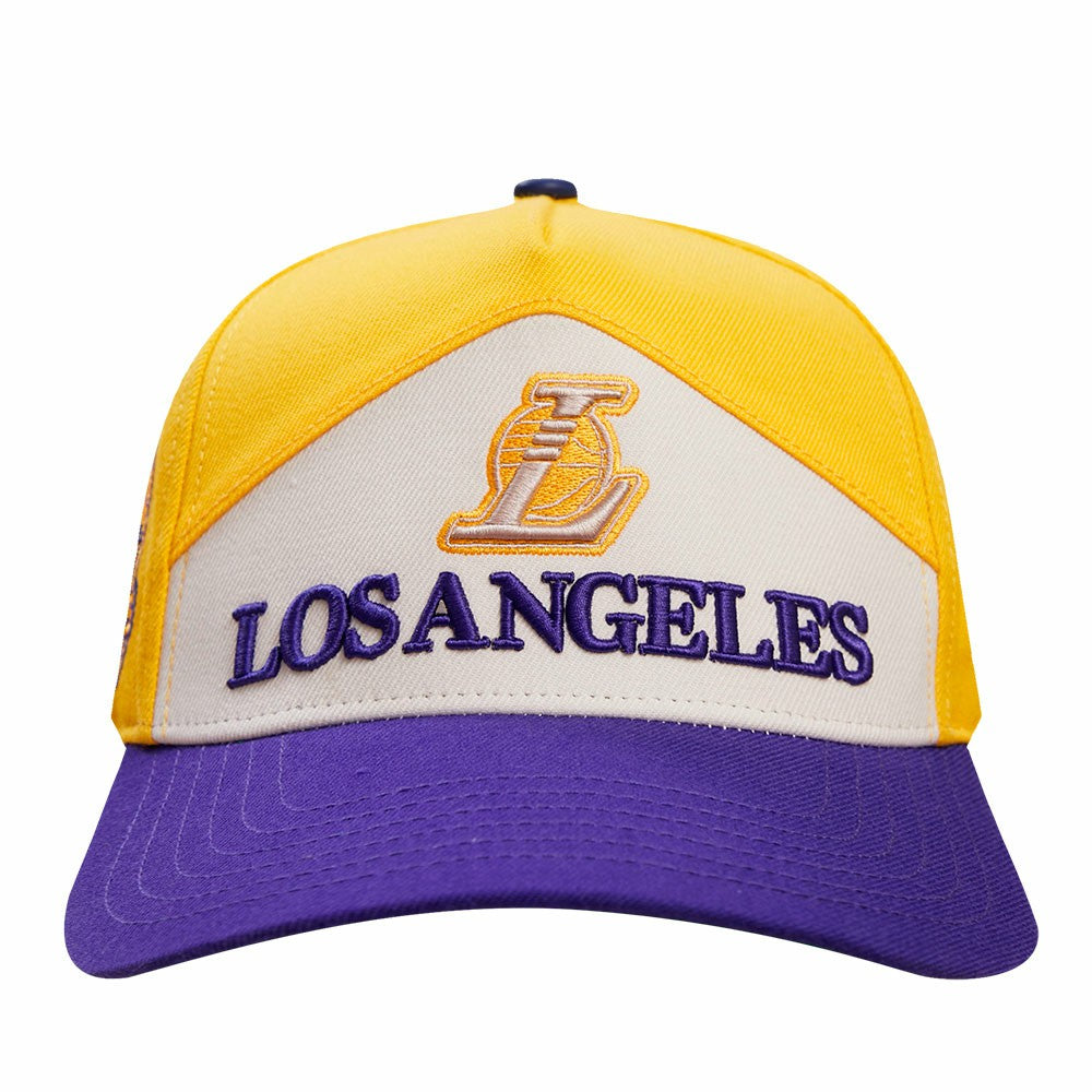 NBA Los Angeles Lakers Pro Standard Pinch Chevron Adjustable Hat