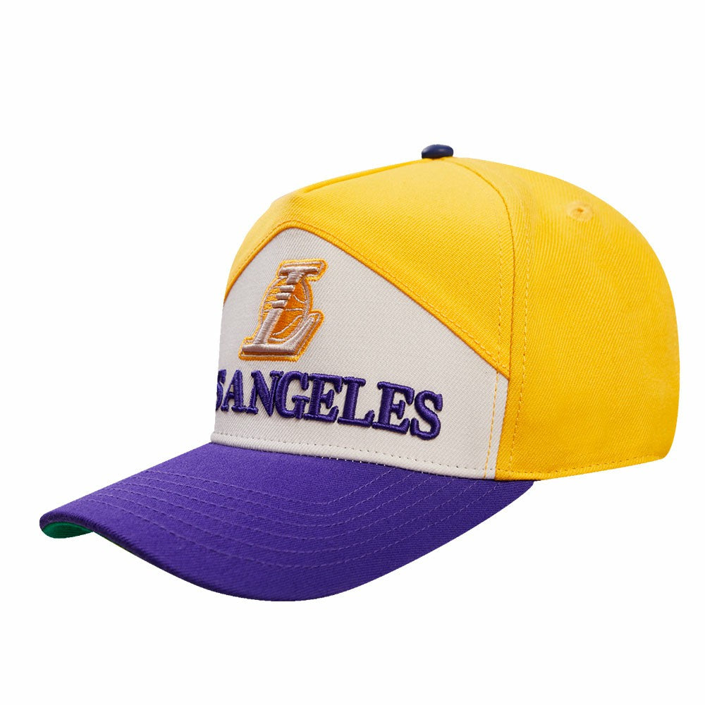 NBA Los Angeles Lakers Pro Standard Pinch Chevron Adjustable Hat