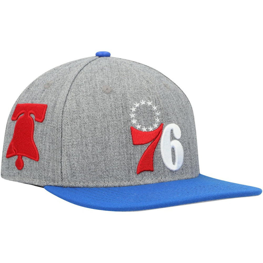 NBA Philadelphia 76ers Pro Standard Classic Logo Two-Tone Snapback Hat
