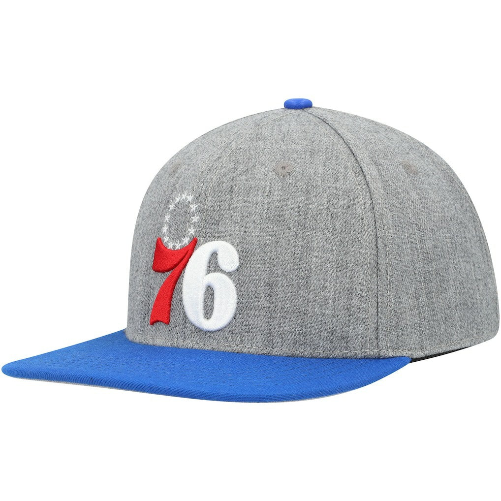 NBA Philadelphia 76ers Pro Standard Classic Logo Two-Tone Snapback Hat