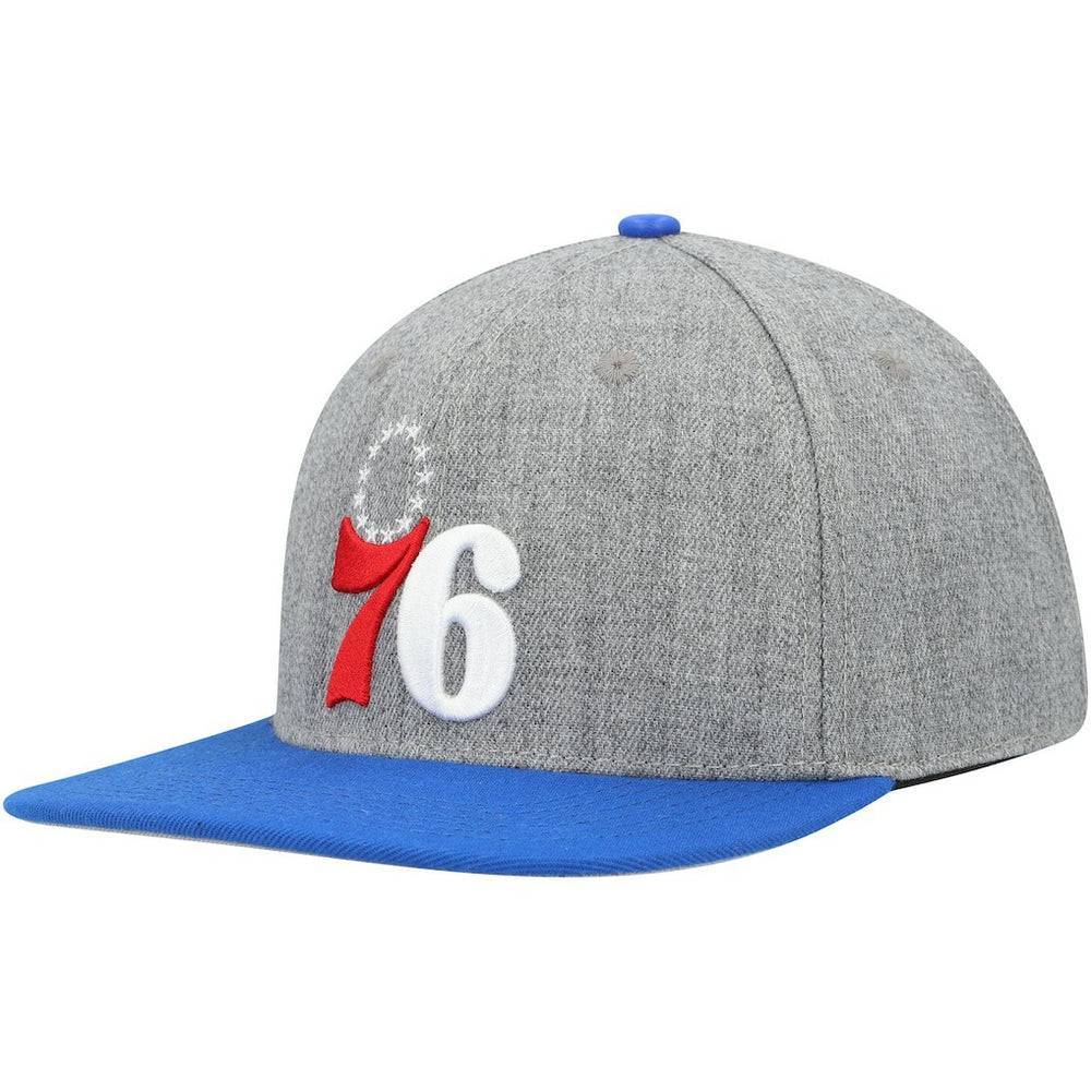 NBA Philadelphia 76ers Pro Standard Classic Logo Two-Tone Snapback Hat
