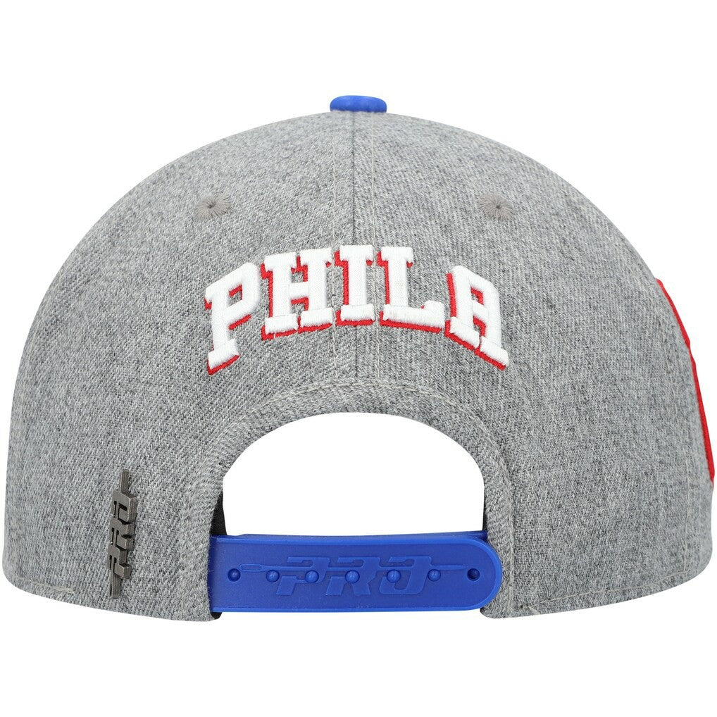 NBA Philadelphia 76ers Pro Standard Classic Logo Two-Tone Snapback Hat