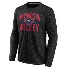 NHL Gray Washington Capitals Fanatics Iced Out Long Sleeve T-Shirt
