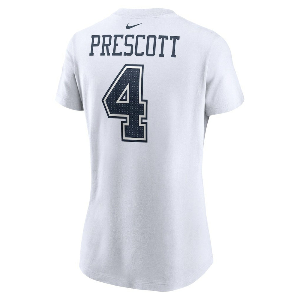 Dak Prescott  Women's Player Name & Number T-Shirt - Dallas Cowboys