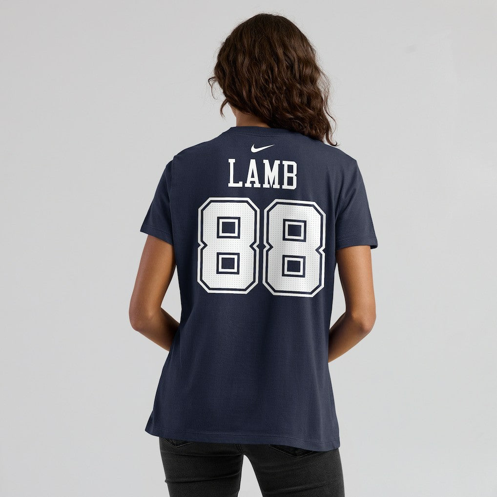 CeeDee Lamb  Women's Player Name & Number T-Shirt - Dallas Cowboys