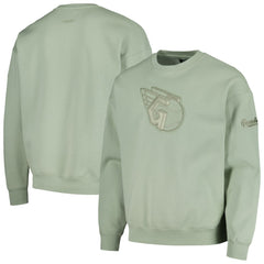 MLB Cleveland Guardians Pro Standard Neutral Drop Shoulder Pullover Sweatshirt
