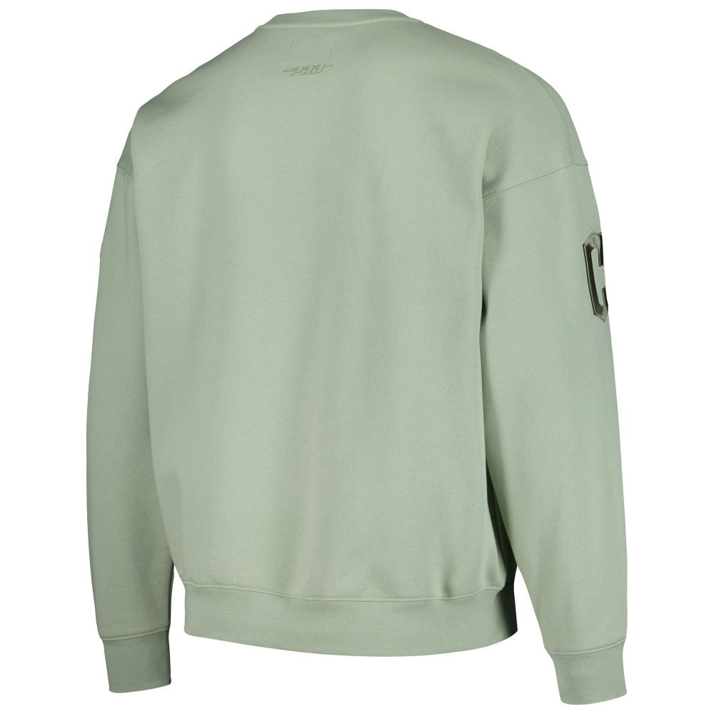 MLB Cleveland Guardians Pro Standard Neutral Drop Shoulder Pullover Sweatshirt