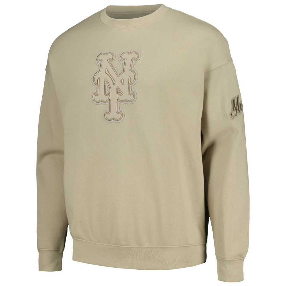 MLB New York Mets Pro Standard Neutral Drop Shoulder Pullover Sweatshirt