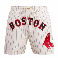MLB Boston Red Sox Pro Standard Pinstripe Retro Classic Woven Shorts