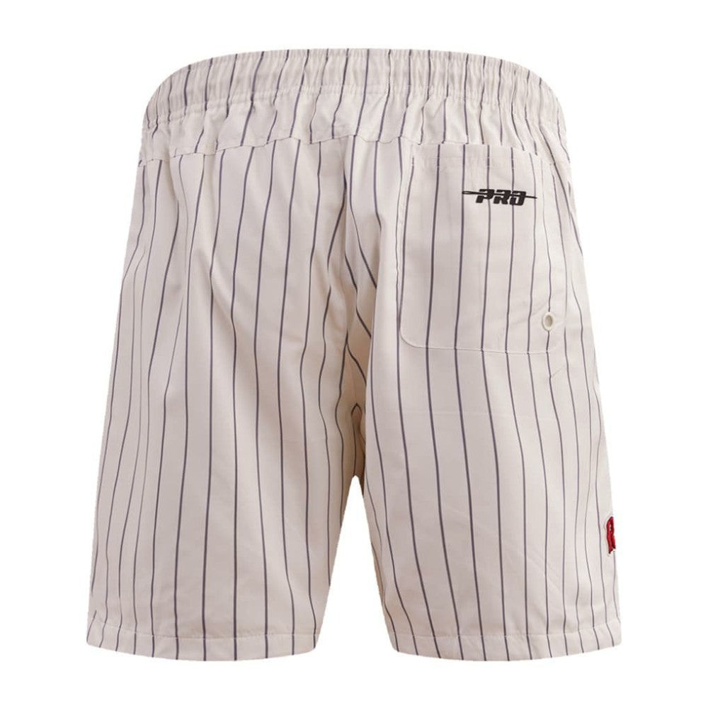 MLB Boston Red Sox Pro Standard Pinstripe Retro Classic Woven Shorts