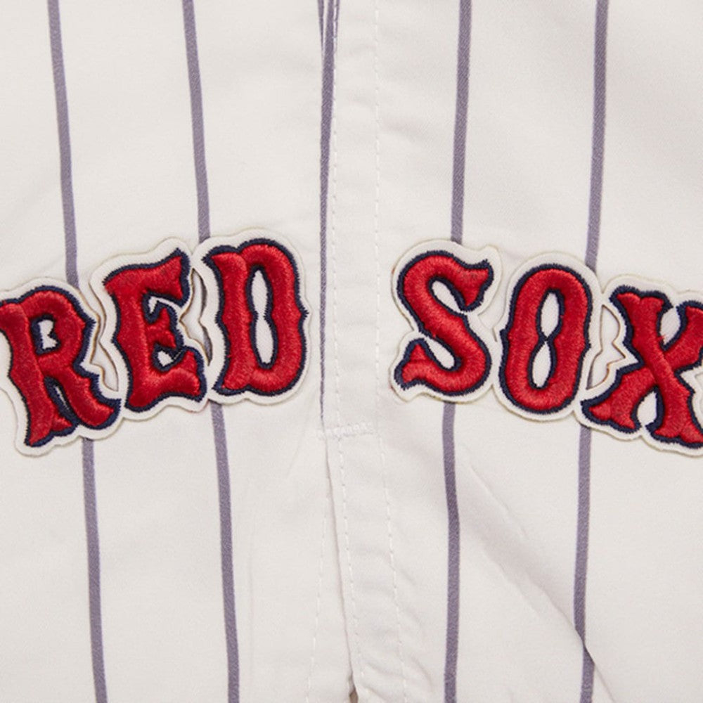 MLB Boston Red Sox Pro Standard Pinstripe Retro Classic Woven Shorts