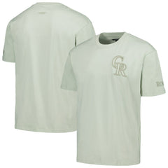 MLB Colorado Rockies Pro Standard Oversized Neutral CJ Dropped Shoulders T-Shirt