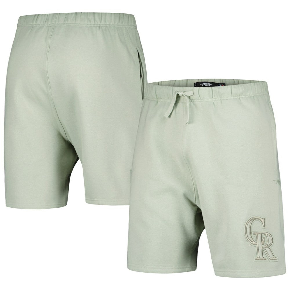 MLB Colorado Rockies Pro Standard Neutral Fleece Shorts