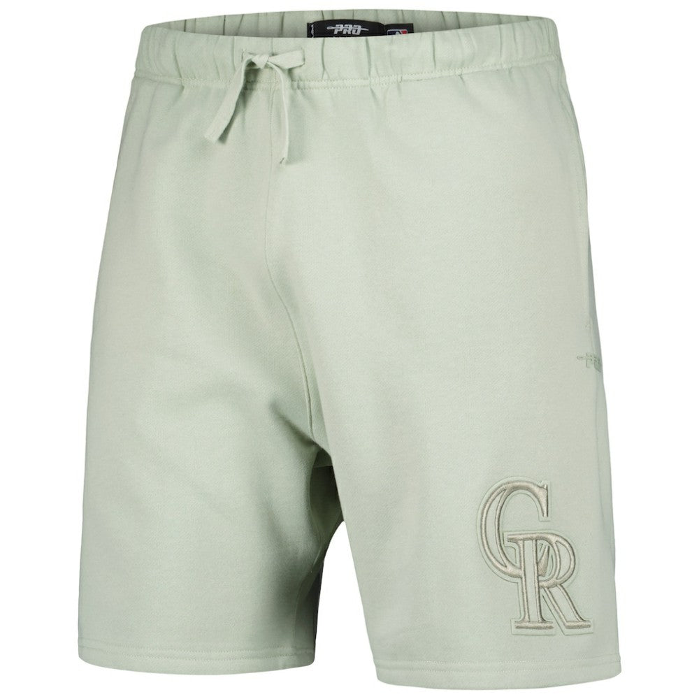MLB Colorado Rockies Pro Standard Neutral Fleece Shorts