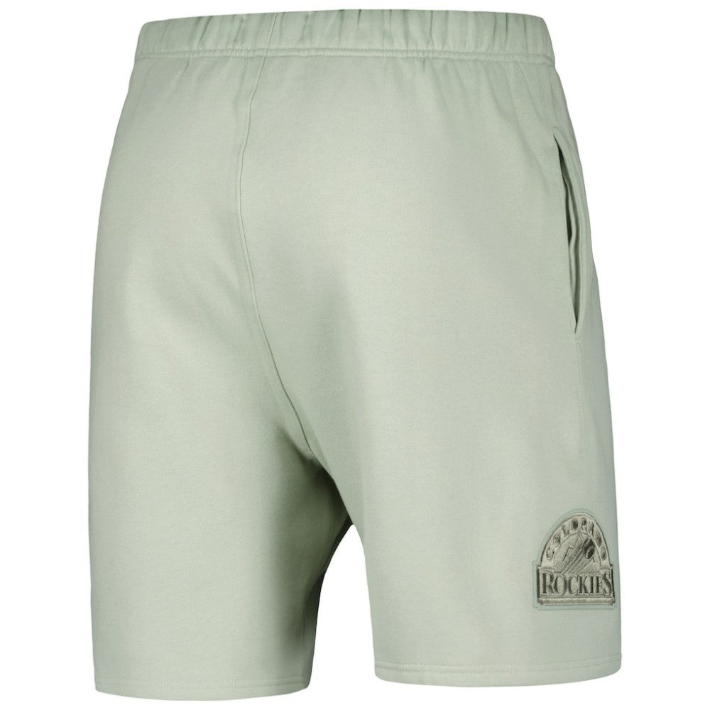 MLB Colorado Rockies Pro Standard Neutral Fleece Shorts
