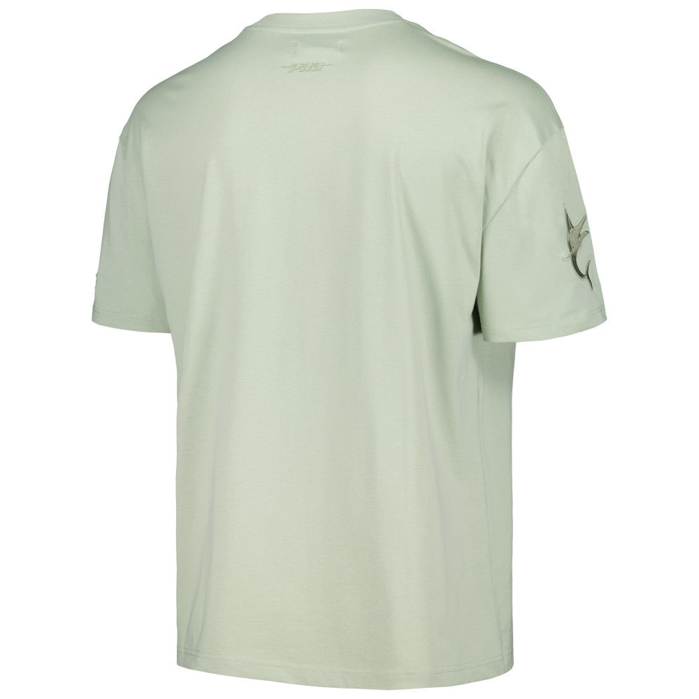 MLB Miami Marlins Pro Standard Oversized Neutral CJ Dropped Shoulders T-Shirt