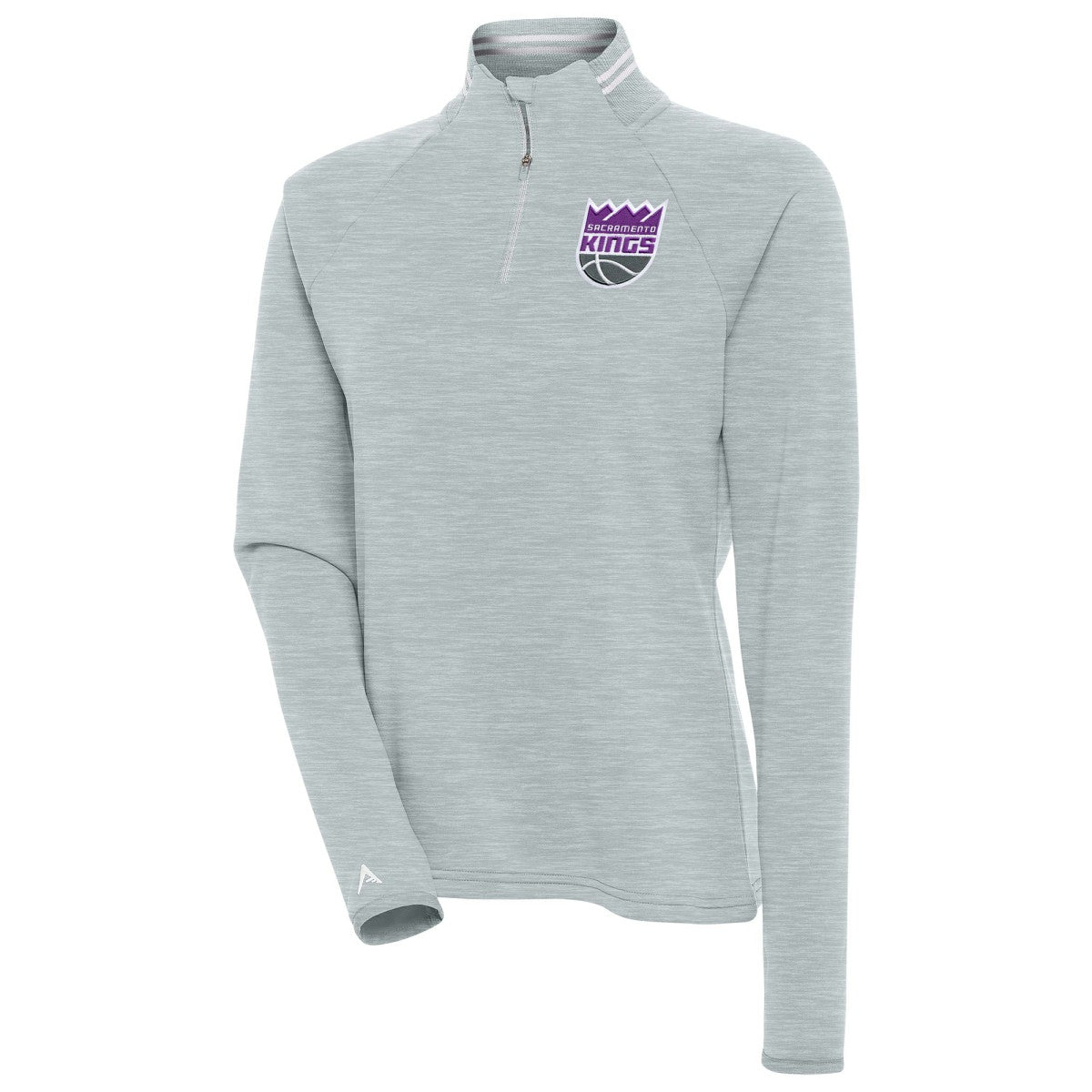 NBA Sacramento Kings Antigua Women's Milo Quarter-Zip Pullover Top