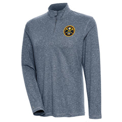 NBA Denver Nuggets Antigua Women's Confront Quarter-Zip Pullover Top sale