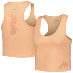 MLB Atlanta Braves Pro Standard Women's Neutral Fitted Racerback Tank Top