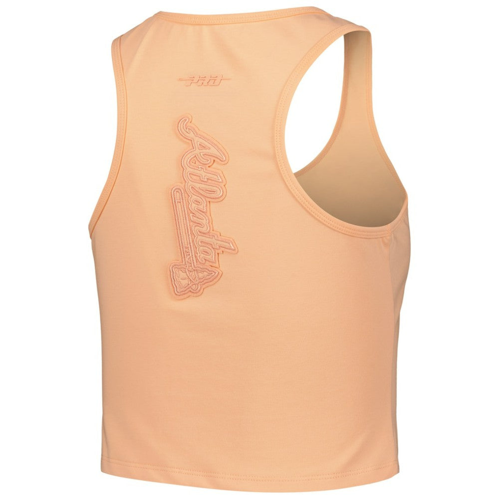 MLB Atlanta Braves Pro Standard Women's Neutral Fitted Racerback Tank Top