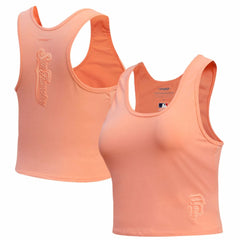 MLB San Francisco Giants Pro Standard Women's Neutral Fitted Racerback Tank Top