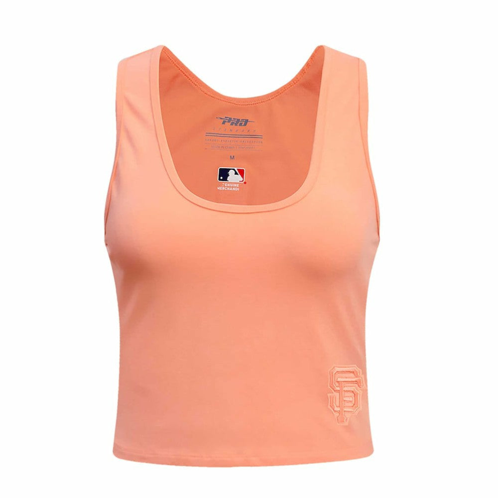MLB San Francisco Giants Pro Standard Women's Neutral Fitted Racerback Tank Top