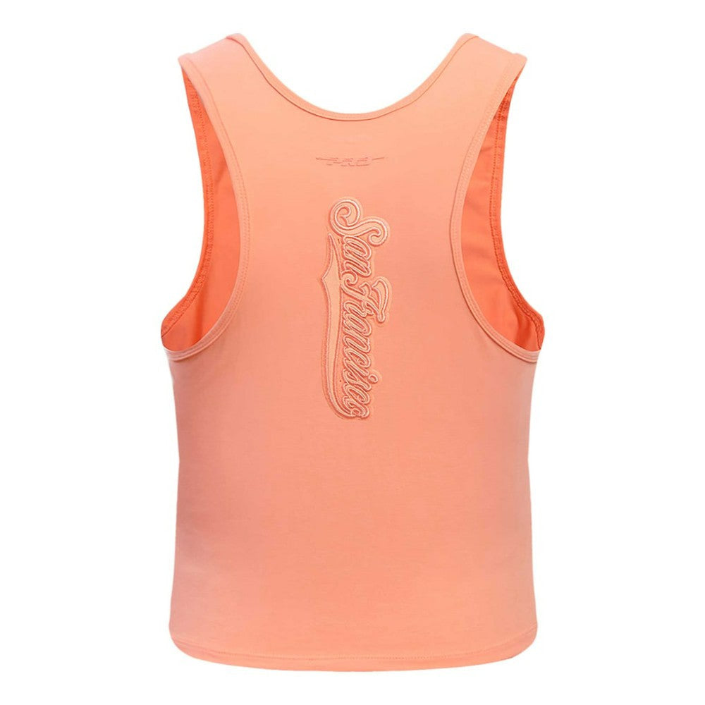 MLB San Francisco Giants Pro Standard Women's Neutral Fitted Racerback Tank Top