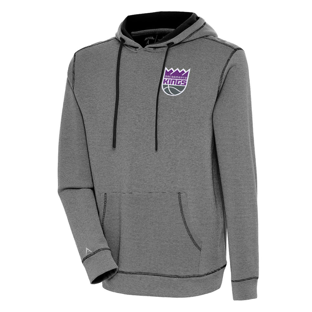 NBA Sacramento Kings Antigua Axe Bunker Tri-Blend Pullover Hoodie