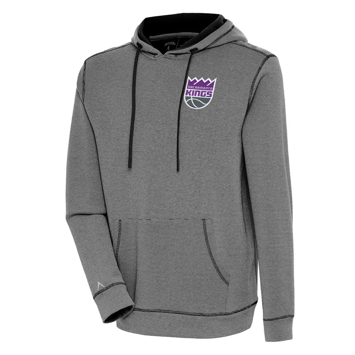 NBA Sacramento Kings Antigua Axe Bunker Tri-Blend Pullover Hoodie