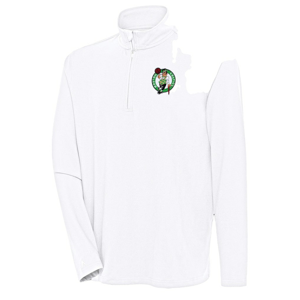 NBA Boston Celtics Antigua Hunk Quarter-Zip Pullover Top