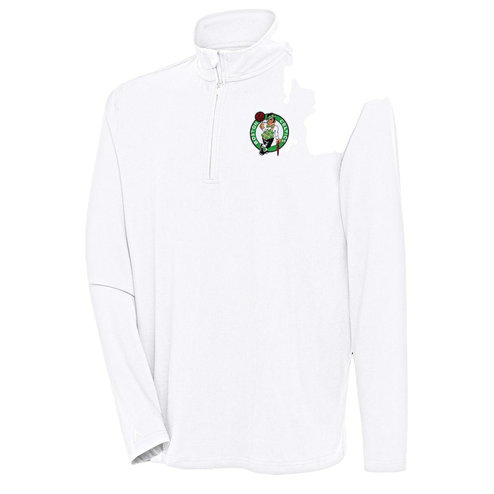 NBA Boston Celtics Antigua Hunk Quarter-Zip Pullover Top