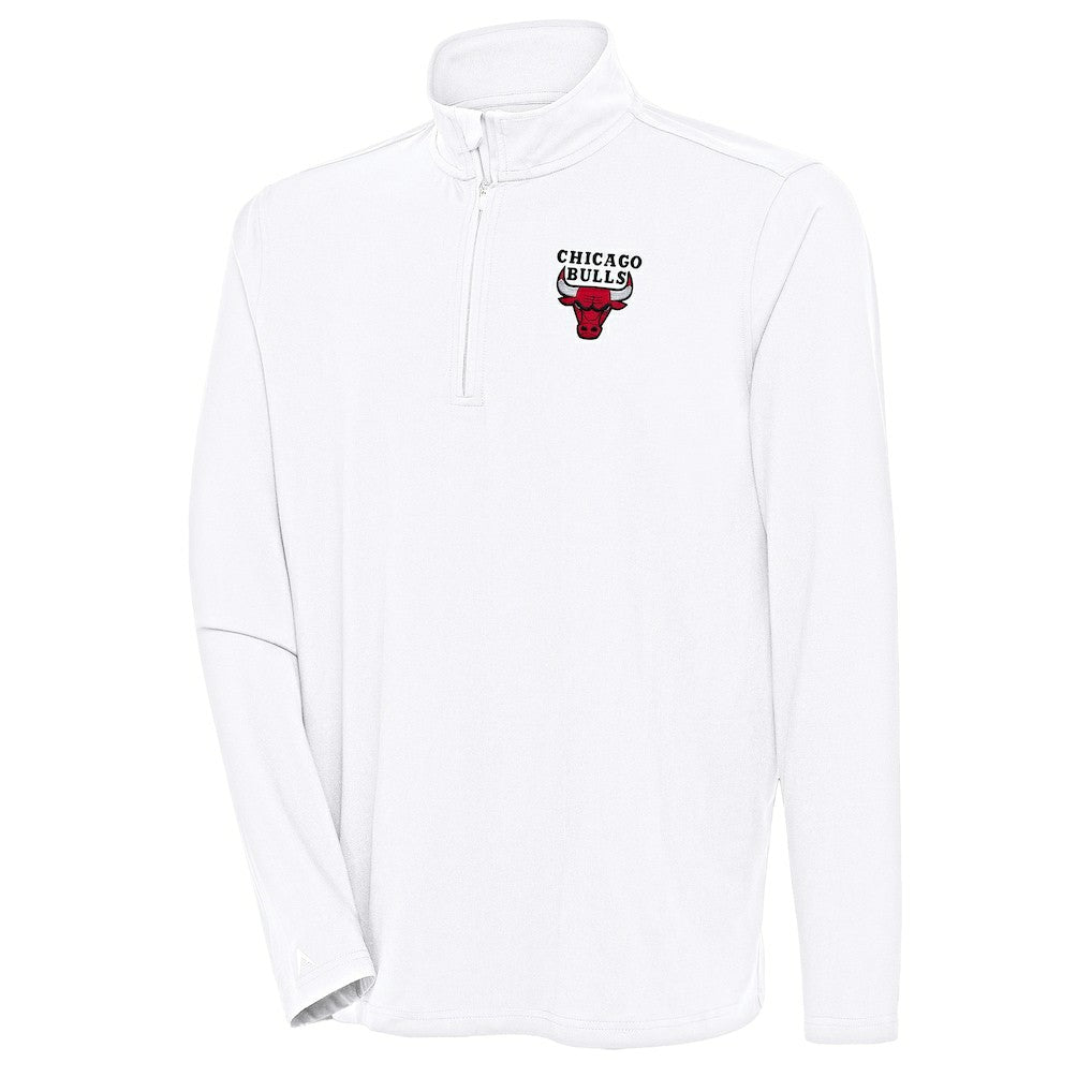 NBA Chicago Bulls Antigua Hunk Quarter-Zip Pullover Top
