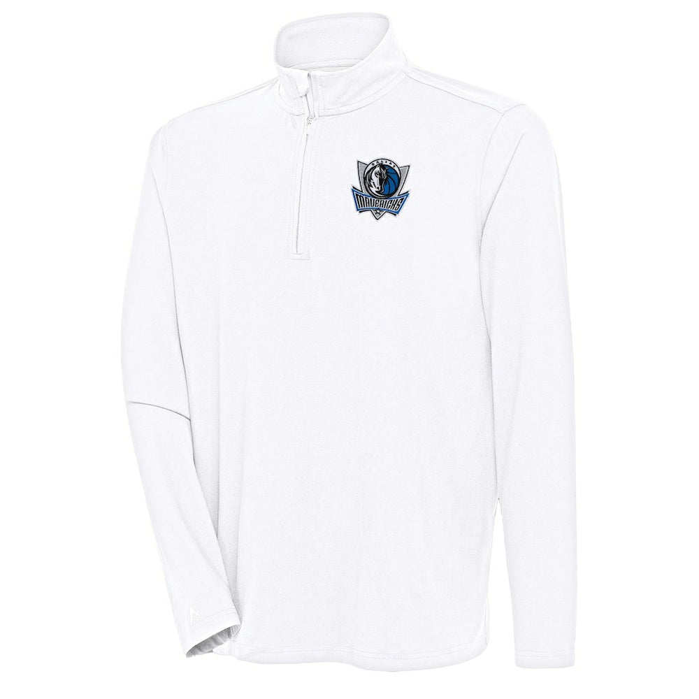 NBA Dallas Mavericks Antigua Hunk Quarter-Zip Pullover Top sale