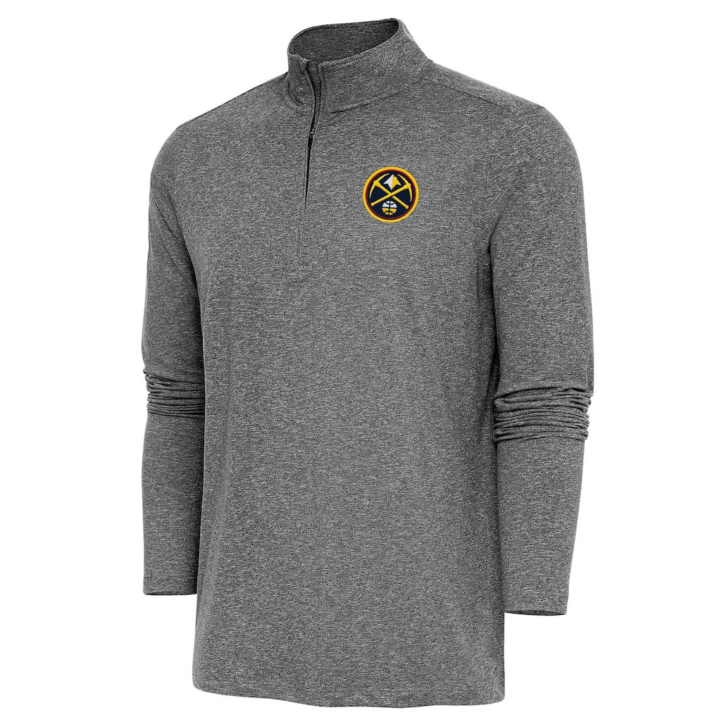 NBA Denver Nuggets Antigua Hunk Quarter-Zip Pullover Top sale