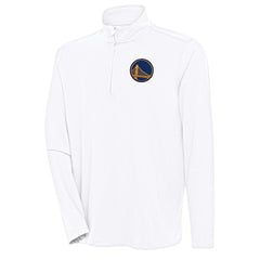 NBA Golden State Warriors Antigua Hunk Quarter-Zip Pullover Top sale