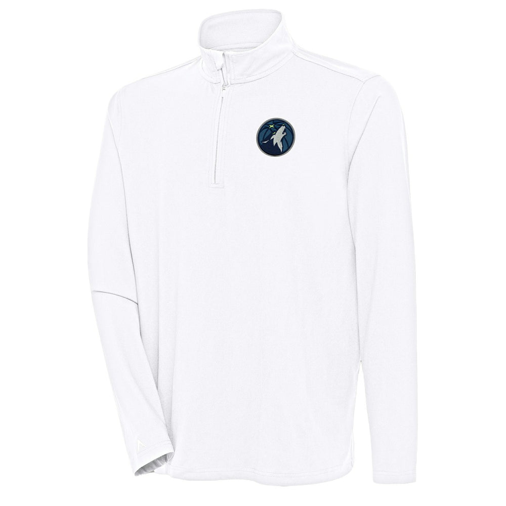 NBA Minnesota Timberwolves Antigua Hunk Quarter-Zip Pullover Top