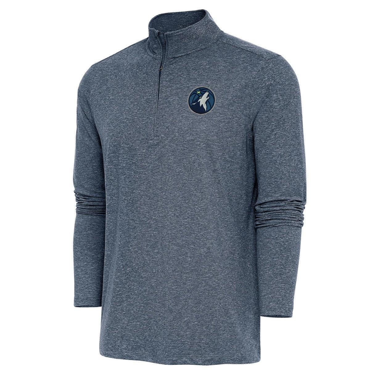 NBA Minnesota Timberwolves Antigua Hunk Quarter-Zip Pullover Top