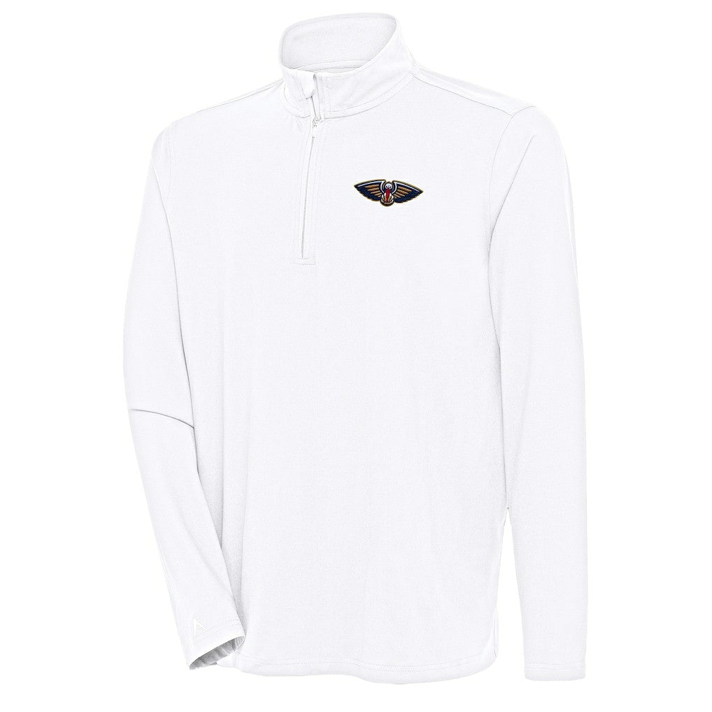NBA New Orleans Pelicans Antigua Hunk Quarter-Zip Pullover Top